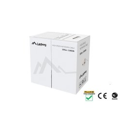 LAN CABLE CAT.5E UTP 305M SOLID CU ORANGE FLUKE LANBERG