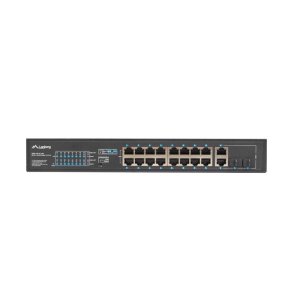 SWITCH LANBERG 16X 100MB POE+/2X 1GB/1X SFP RACK 19