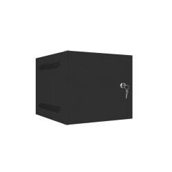 RACK CABINET 10" WALL-MOUNT 4U/280X310 FOR SELF-ASSEMBLY WITH METAL DOOR BLACK LANBERG (FLAT PACK)