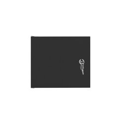 RACK CABINET 10" WALL-MOUNT 4U/280X310 FOR SELF-ASSEMBLY WITH METAL DOOR BLACK LANBERG (FLAT PACK)