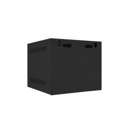 RACK CABINET 10" WALL-MOUNT 4U/280X310 FOR SELF-ASSEMBLY WITH METAL DOOR BLACK LANBERG (FLAT PACK)