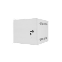 RACK CABINET 10" WALL-MOUNT 4U/280X310 FOR SELF-ASSEMBLY WITH METAL DOOR GREY LANBERG (FLAT PACK)