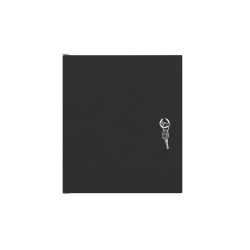 RACK CABINET 10" WALL-MOUNT 6U/280X310 FOR SELF-ASSEMBLY WITH METAL DOOR BLACK LANBERG (FLAT PACK)