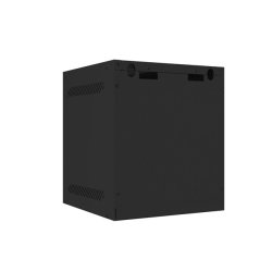 RACK CABINET 10" WALL-MOUNT 6U/280X310 FOR SELF-ASSEMBLY WITH METAL DOOR BLACK LANBERG (FLAT PACK)