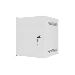 RACK CABINET 10" WALL-MOUNT 6U/280X310 FOR SELF-ASSEMBLY WITH METAL DOOR GREY LANBERG (FLAT PACK)