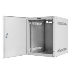 RACK CABINET 10" WALL-MOUNT 6U/280X310 FOR SELF-ASSEMBLY WITH METAL DOOR GREY LANBERG (FLAT PACK)