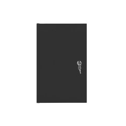 RACK CABINET 10" WALL-MOUNT 9U/280X310 FOR SELF-ASSEMBLY WITH METAL DOOR BLACK LANBERG (FLAT PACK)