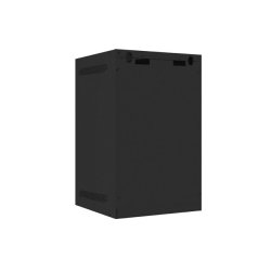 RACK CABINET 10" WALL-MOUNT 9U/280X310 FOR SELF-ASSEMBLY WITH METAL DOOR BLACK LANBERG (FLAT PACK)