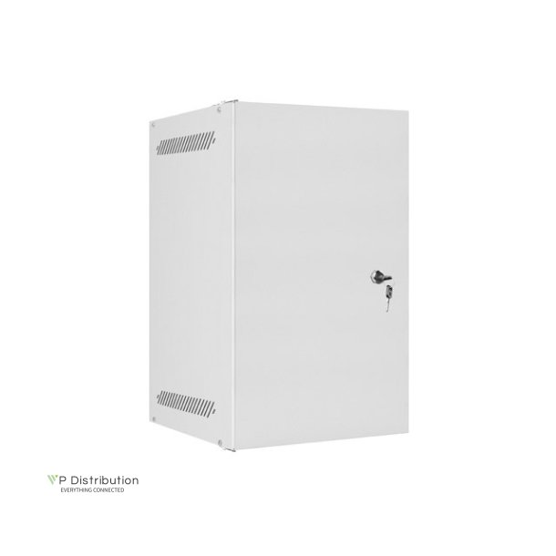 RACK CABINET 10" WALL-MOUNT 9U/280X310 FOR SELF-ASSEMBLY WITH METAL DOOR GREY LANBERG (FLAT PACK)