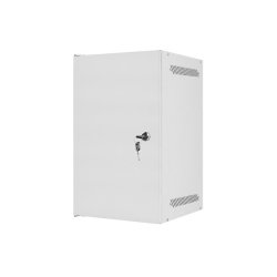 RACK CABINET 10" WALL-MOUNT 9U/280X310 FOR SELF-ASSEMBLY WITH METAL DOOR GREY LANBERG (FLAT PACK)