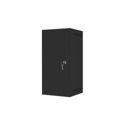 RACK CABINET 10" WALL-MOUNT 12U/280X310 FOR SELF-ASSEMBLY WITH METAL DOOR BLACK LANBERG (FLAT PACK)