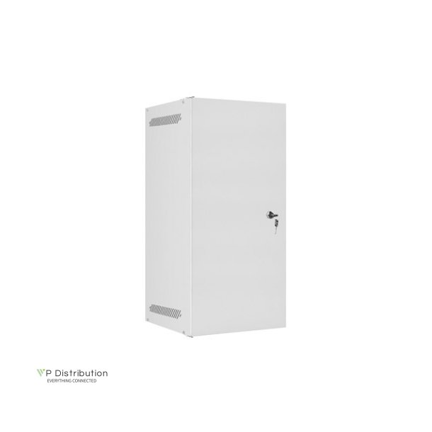 RACK CABINET 10" WALL-MOUNT 12U/280X310 FOR SELF-ASSEMBLY WITH METAL DOOR GREY LANBERG (FLAT PACK)
