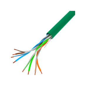 LAN CABLE UTP 305M SOLID CCA GREEN LANBERG