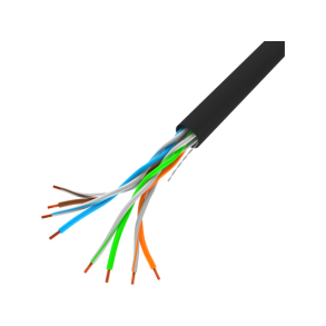 LAN CABLE UTP 305M SOLID CCA BLACK LANBERG