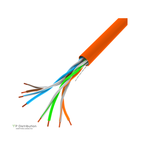 LAN CABLE UTP 305M SOLID CCA ORANGE LANBERG