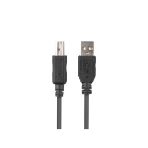 USB-A(M)->USB-B(M) 2.0 CABLE 3M BLACK FERRITE BOX LANBERG