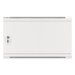 RACK CABINET 19" WALL-MOUNT 6U/600X450 (FLAT PACK) WITH METAL DOOR GREY LANBERG