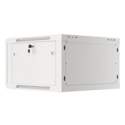 RACK CABINET 19" WALL-MOUNT 6U/600X600 (FLAT PACK) WITH METAL DOOR GREY LANBERG
