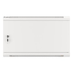 RACK CABINET 19" WALL-MOUNT 6U/600X600 (FLAT PACK) WITH METAL DOOR GREY LANBERG
