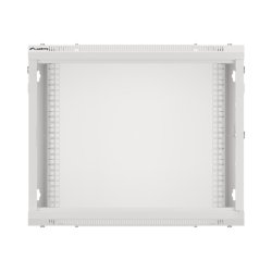 RACK CABINET 19" WALL-MOUNT 9U/600X450 (FLAT PACK) WITH METAL DOOR GREY LANBERG