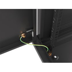 RACK CABINET 19" WALL-MOUNT 9U/600X600 (FLAT PACK) WITH METAL DOOR BLACK LANBERG