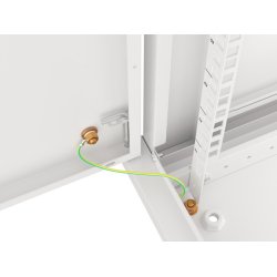 RACK CABINET 19" WALL-MOUNT 9U/600X600 (FLAT PACK) WITH METAL DOOR GREY LANBERG