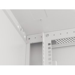 RACK CABINET 19" WALL-MOUNT 9U/600X600 (FLAT PACK) WITH METAL DOOR GREY LANBERG