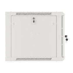 RACK CABINET 19" WALL-MOUNT 9U/600X600 (FLAT PACK) WITH METAL DOOR GREY LANBERG