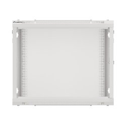 RACK CABINET 19" WALL-MOUNT 9U/600X600 (FLAT PACK) WITH METAL DOOR GREY LANBERG