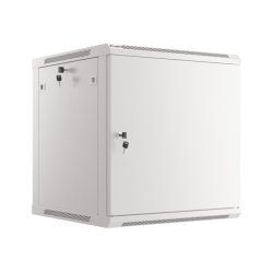 RACK CABINET 19" WALL-MOUNT 12U/600X600 (FLAT PACK) WITH METAL DOOR GREY LANBERG