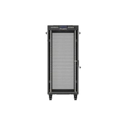 RACK CABINET 19" FREE-STANDING 27U/600X800 (FLAT PACK) WITH MESH DOOR LCD BLACK LANBERG V2
