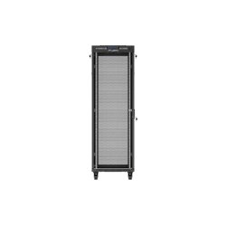 RACK CABINET 19" FREE-STANDING 37U/600X800 (FLAT PACK) WITH MESH DOOR LCD BLACK LANBERG V2