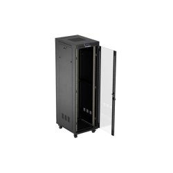 RACK CABINET 19" FREE-STANDING 42U/600X800 (FLAT PACK) WITH GLASS DOOR LCD BLACK LANBERG V2