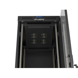 RACK CABINET 19" FREE-STANDING 42U/600X800 (FLAT PACK) WITH GLASS DOOR LCD BLACK LANBERG V2
