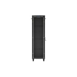 RACK CABINET 19" FREE-STANDING 42U/600X800 (FLAT PACK) WITH GLASS DOOR LCD BLACK LANBERG V2