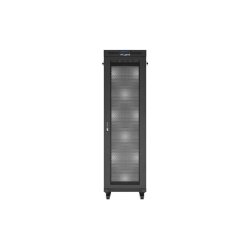 RACK CABINET 19" FREE-STANDING 42U/600X800 (FLAT PACK) WITH MESH DOOR LCD BLACK LANBERG V2