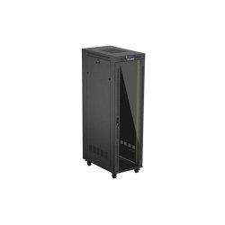 RACK CABINET 19" FREE-STANDING 42U/600X1000 (FLAT PACK) WITH GLASS DOOR LCD BLACK LANBERG V2