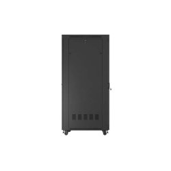 RACK CABINET 19" FREE-STANDING 42U/800X1000 (FLAT PACK) WITH GLASS DOOR LCD BLACK LANBERG V2