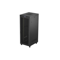RACK CABINET 19" FREE-STANDING 42U/800X1000 (FLAT PACK) WITH MESH DOOR LCD BLACK LANBERG V2
