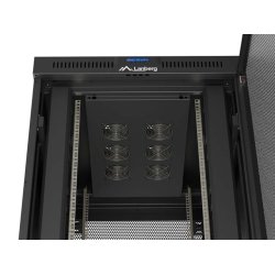 RACK CABINET 19" FREE-STANDING 42U/800X1000 (FLAT PACK) WITH MESH DOOR LCD BLACK LANBERG V2