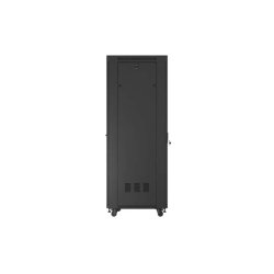 RACK CABINET 19" FREE-STANDING 42U/800X800 (FLAT PACK) WITH GLASS DOOR LCD BLACK LANBERG V2