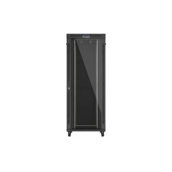 RACK CABINET 19" FREE-STANDING 42U/800X1200 (FLAT PACK) WITH GLASS DOOR LCD BLACK LANBERG V2