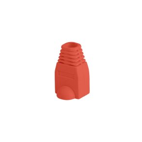 STRAIN RELIEF RJ45 (BOOT CAP) LANBERG RED (100-PACK)