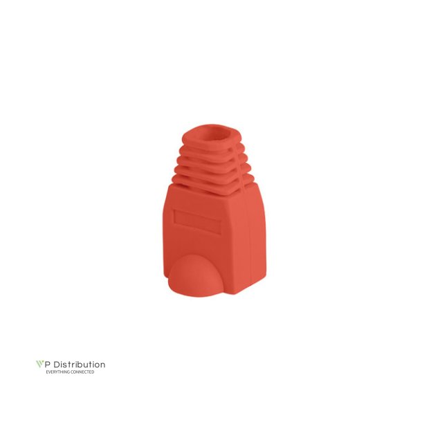 STRAIN RELIEF RJ45 (BOOT CAP) LANBERG RED (100-PACK)