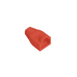 STRAIN RELIEF RJ45 (BOOT CAP) LANBERG RED (100-PACK)