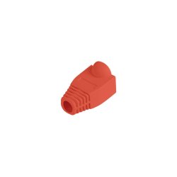 STRAIN RELIEF RJ45 (BOOT CAP) LANBERG RED (100-PACK)