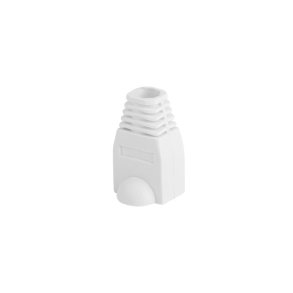 STRAIN RELIEF RJ45 (BOOT CAP) LANBERG WHITE (100-PACK)