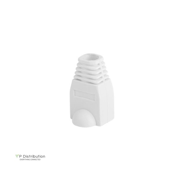 STRAIN RELIEF RJ45 (BOOT CAP) LANBERG WHITE (100-PACK)