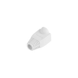 STRAIN RELIEF RJ45 (BOOT CAP) LANBERG WHITE (100-PACK)