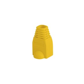 STRAIN RELIEF RJ45 (BOOT CAP) LANBERG YELLOW (100-PACK)